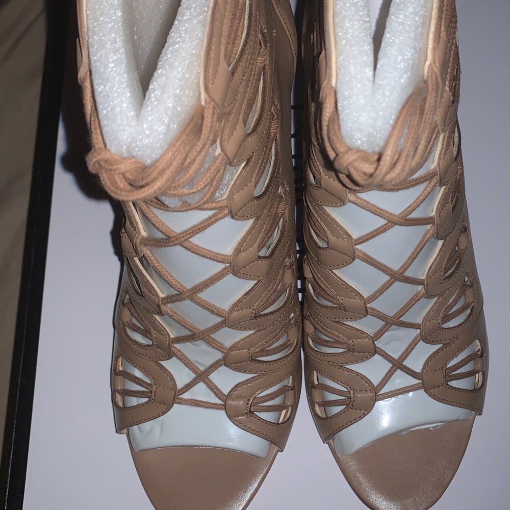 Nine West Chic  Lace-Up Women's Heels
Available in black, tan and brown